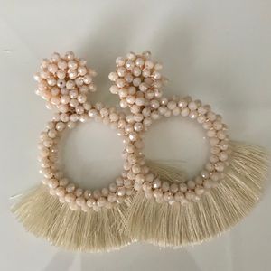 Cream Wedding Earrings